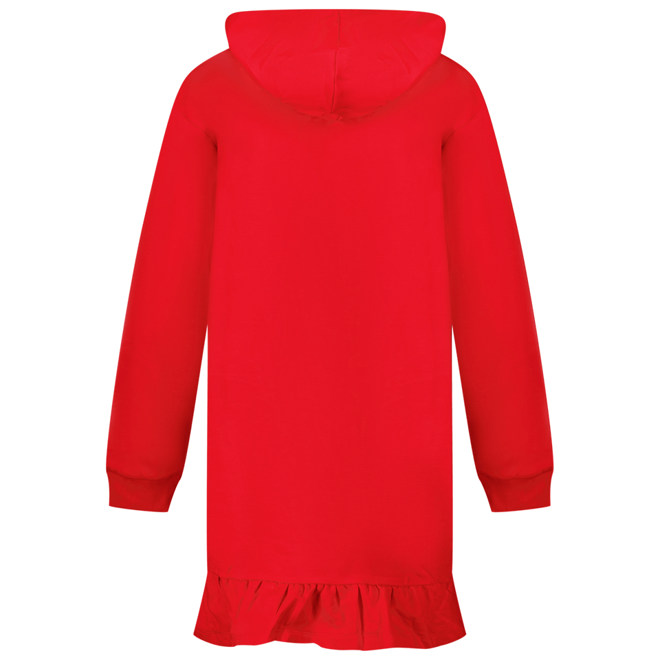 Moschino Kids Girls Dress Red