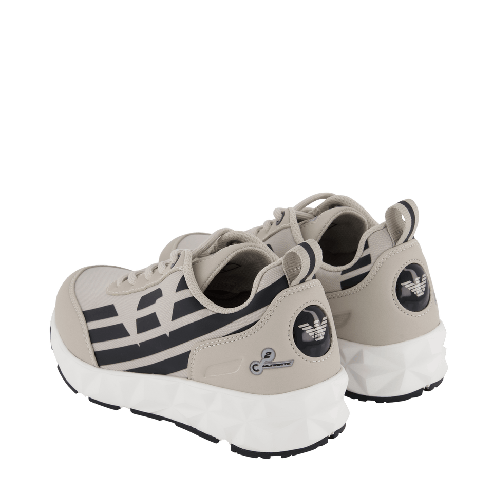 EA7 Kinder Jongens Sneakers Beige
