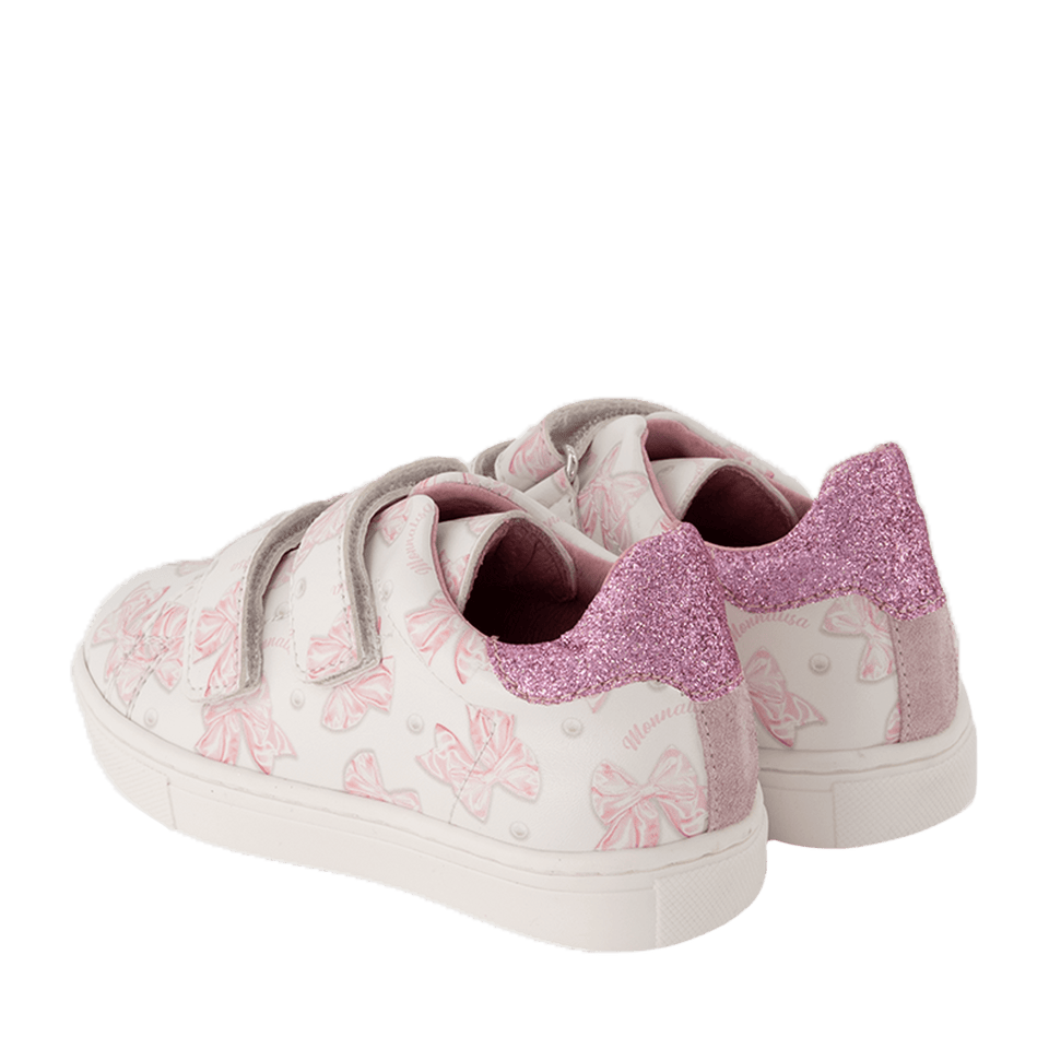 MonnaLisa Kinder Meisjes Sneakers Wit - Superstellar