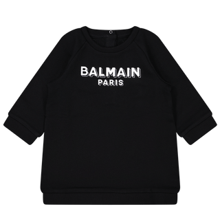 Balmain Baby Unisex Dress Black