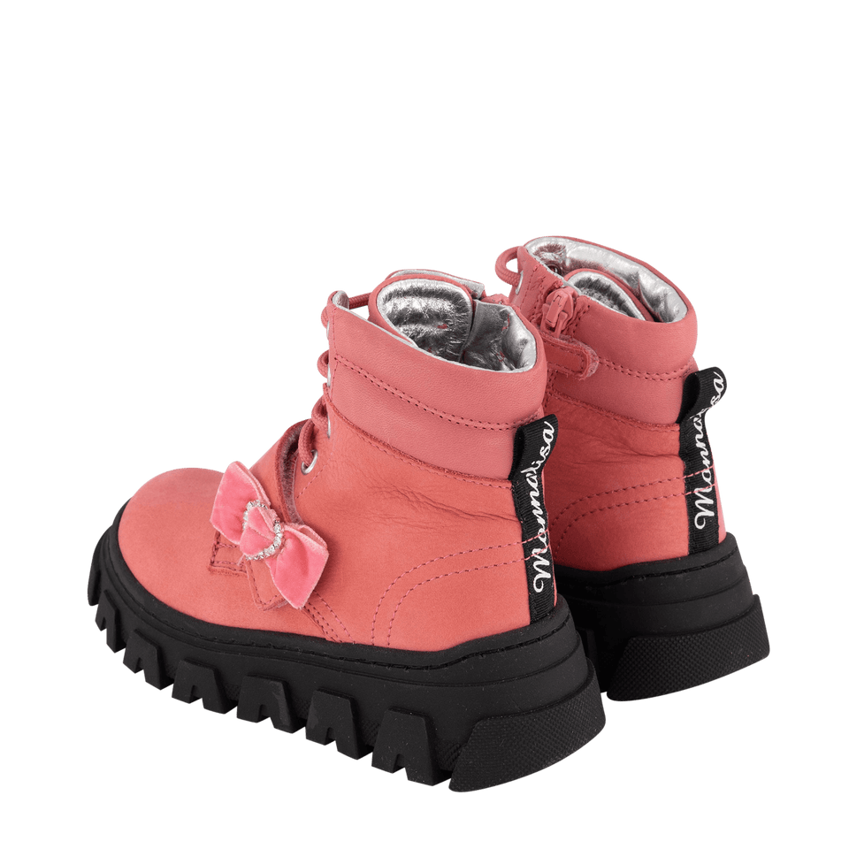 MonnaLisa Kids Girls Boots Pink