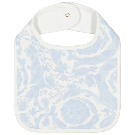 Versace Baby Unisex Bib Blue