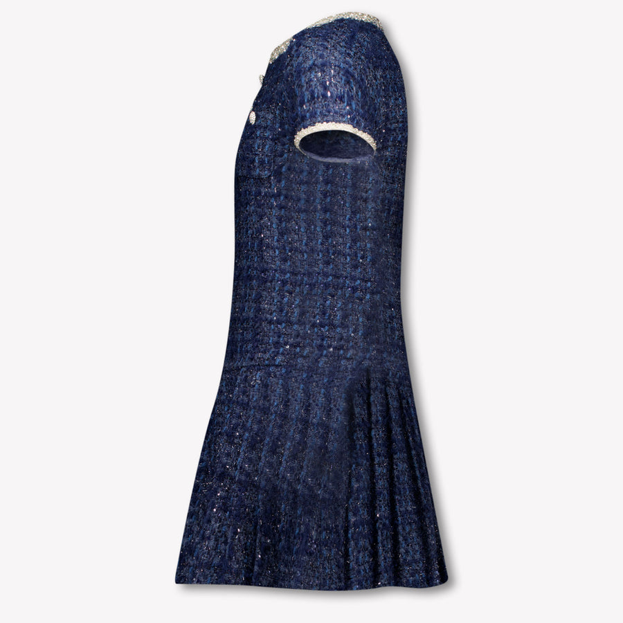 Prinsessefin Kids Girls Dress In Navy