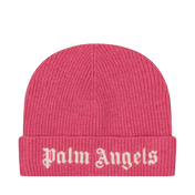 Palmiye melekleri çocuk kızları şapka fuşya
