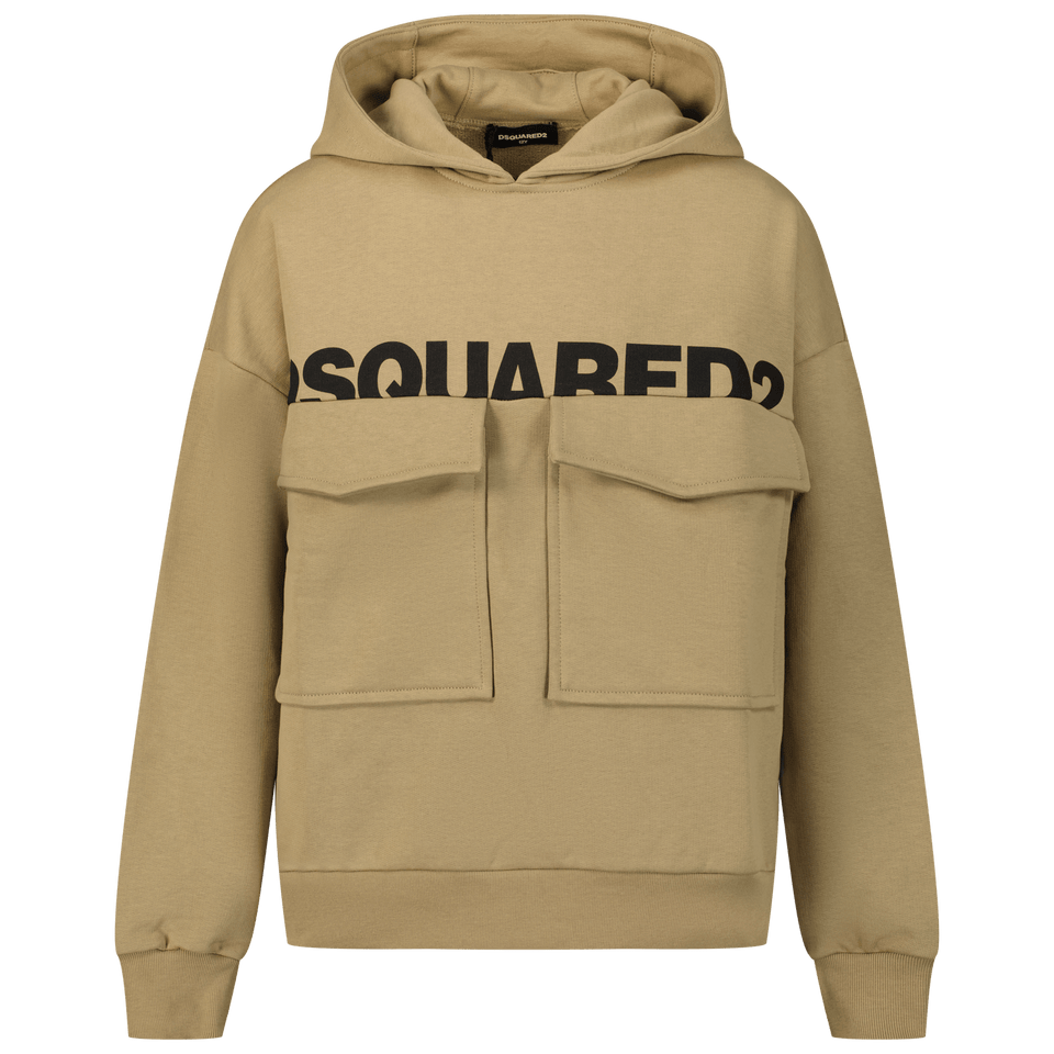 Dsquared2 Kids Unisex Sweater Camel