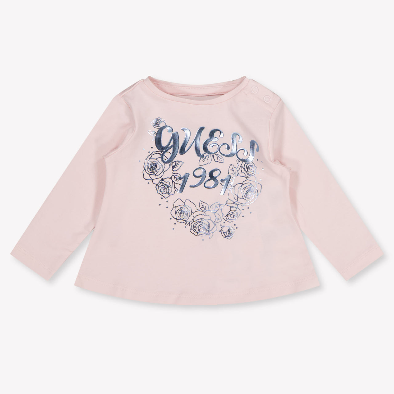 Guess Baby Girls T-Shirt in Light Pink