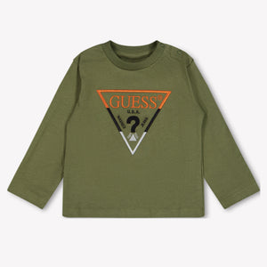 Guess Baby Boys T-Shirt in Army