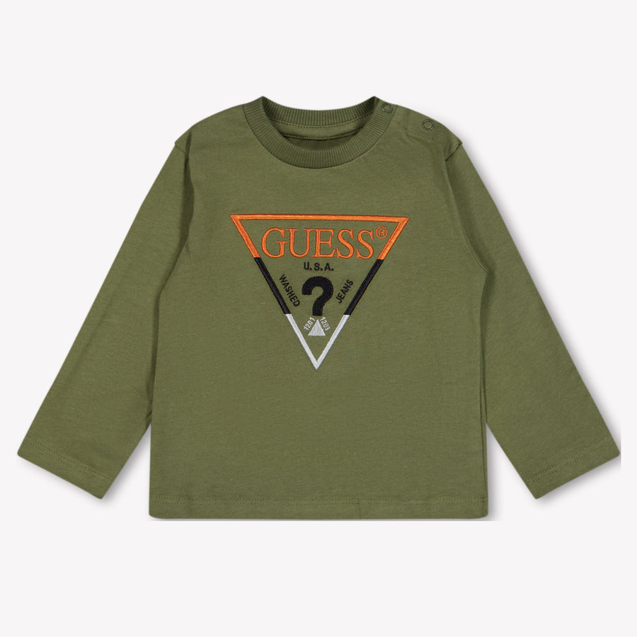 Guess Baby Boys T-Shirt in Army