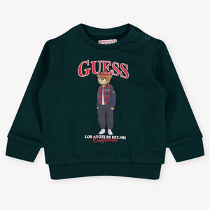 Guess Baby Jongens Trui In Donker Groen