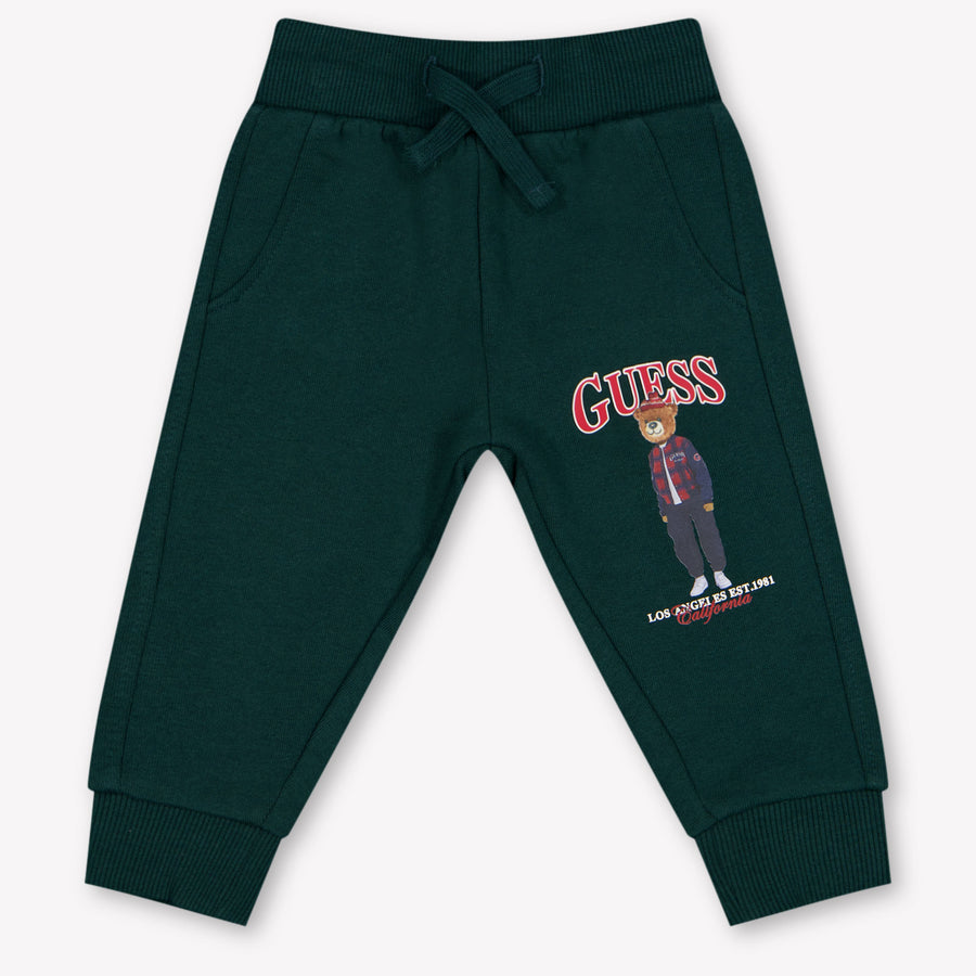 Guess Baby Boys Trouser in Dark Green