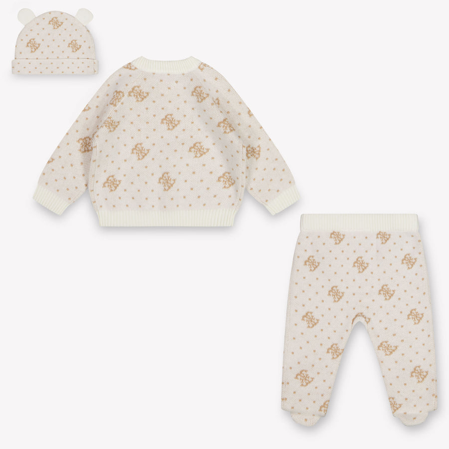 Guess Baby Girls Playsuit In OffWhite