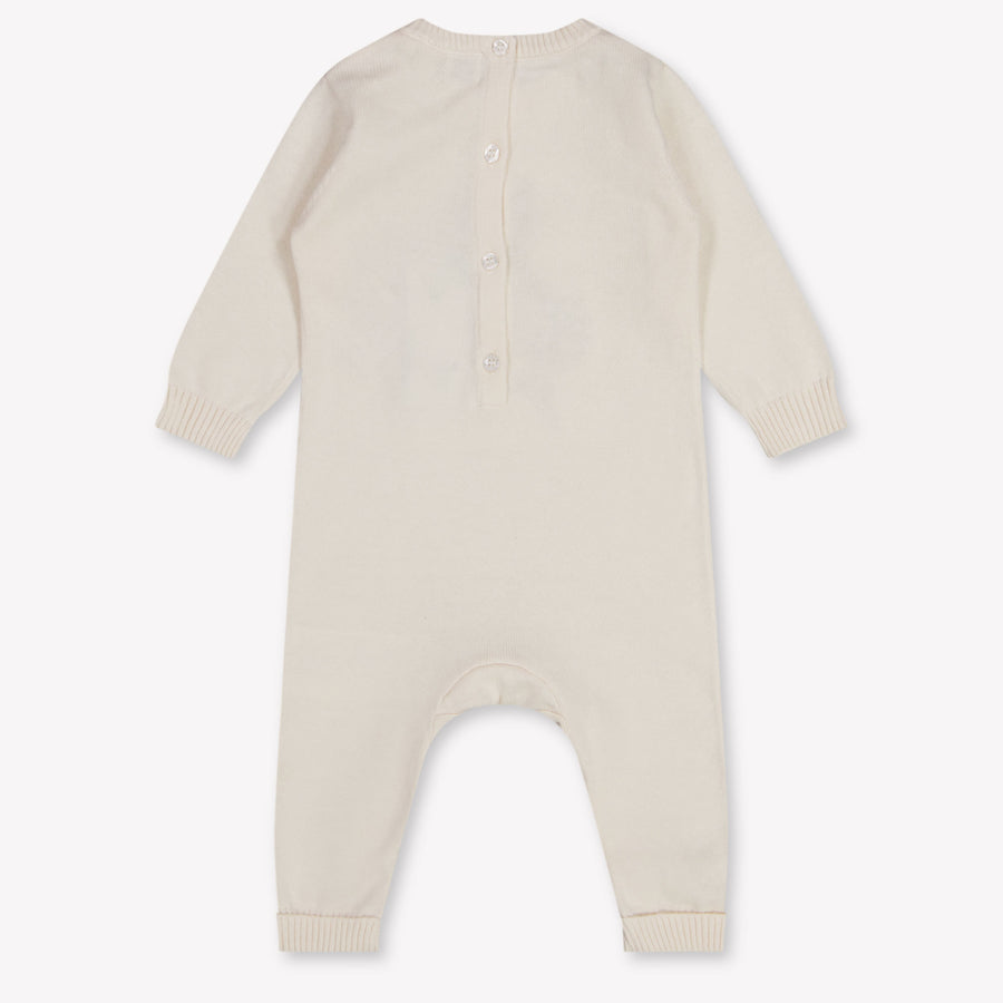 Guess Baby Boys Playsuit In OffWhite
