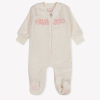 Guess Baby Girls Playsuit In OffWhite