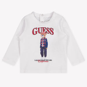 Guess Baby Boys T-Shirt In White