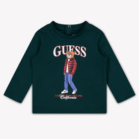 Guess Baby Boys T-Shirt In Dark Green