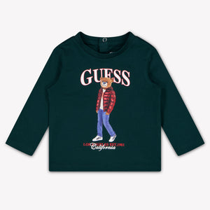 Guess Baby Boys T-Shirt In Dark Green