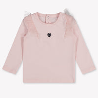 Guess Baby Girls T-Shirt In Light Pink