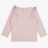 Guess Baby Girls T-Shirt In Light Pink