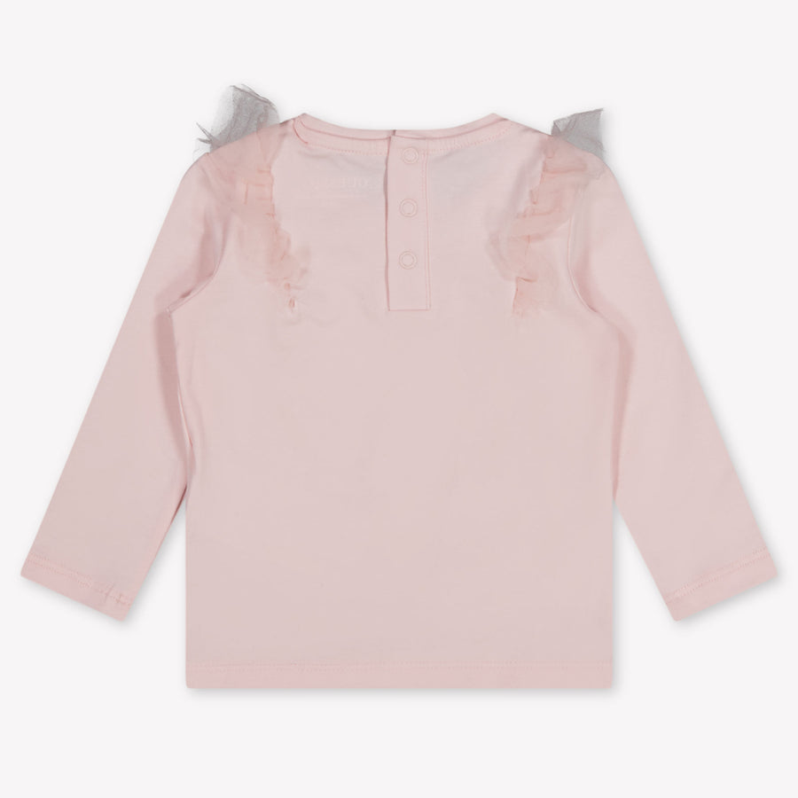Guess Baby Girls T-Shirt In Light Pink