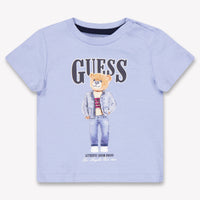 Guess Baby Boys T-Shirt In Light Blue