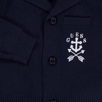 Guess Baby Boys Cardigan In Navy