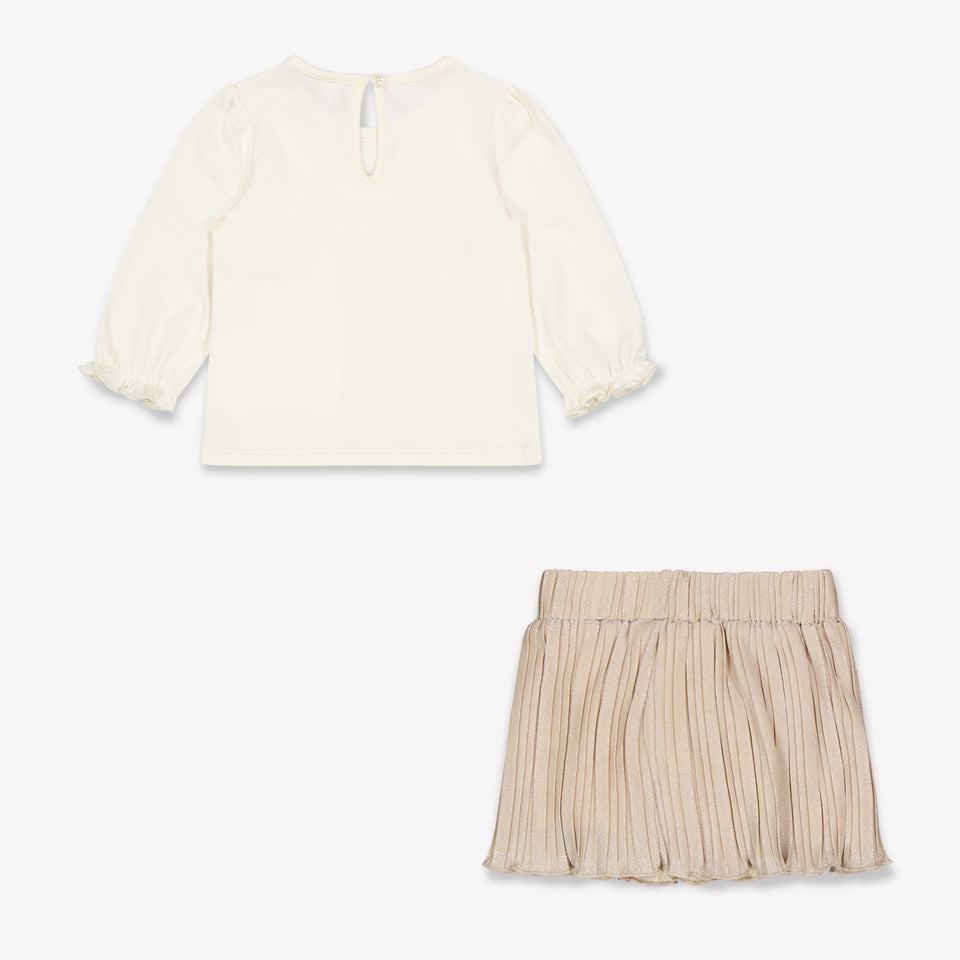 Guess Baby Girls Set In Beige