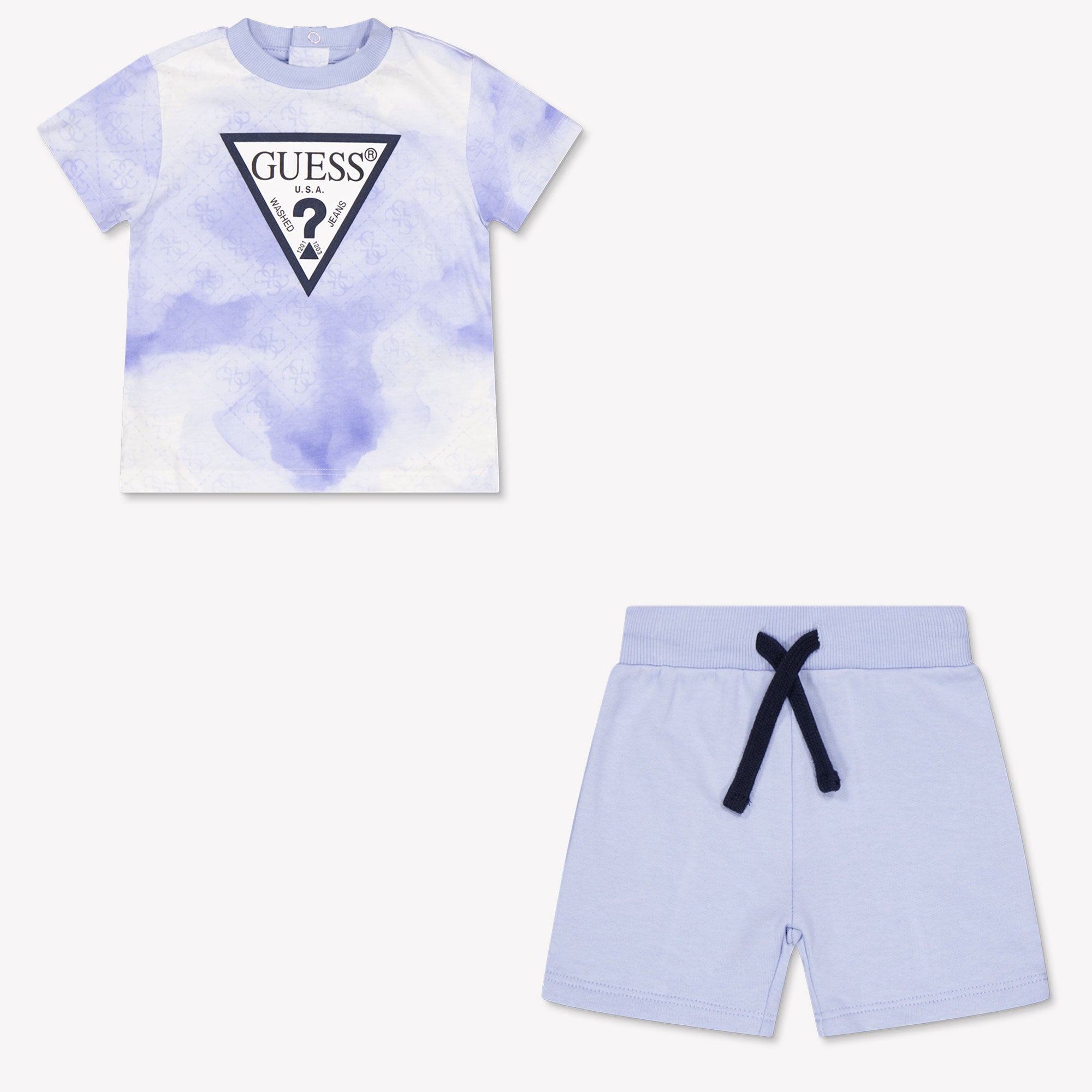 Guess Baby Jongens Setje In Licht Blauw