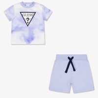 Guess Baby Boys Set In Light Blue