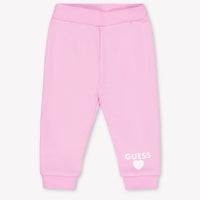 Guess Baby Girls Jogging suit In Pink