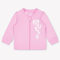 Guess Baby Girls Jogging suit In Pink