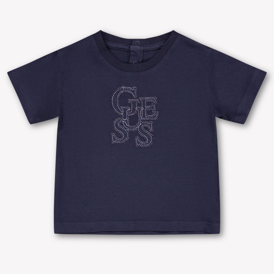 Guess Baby Boys T-Shirt In Navy