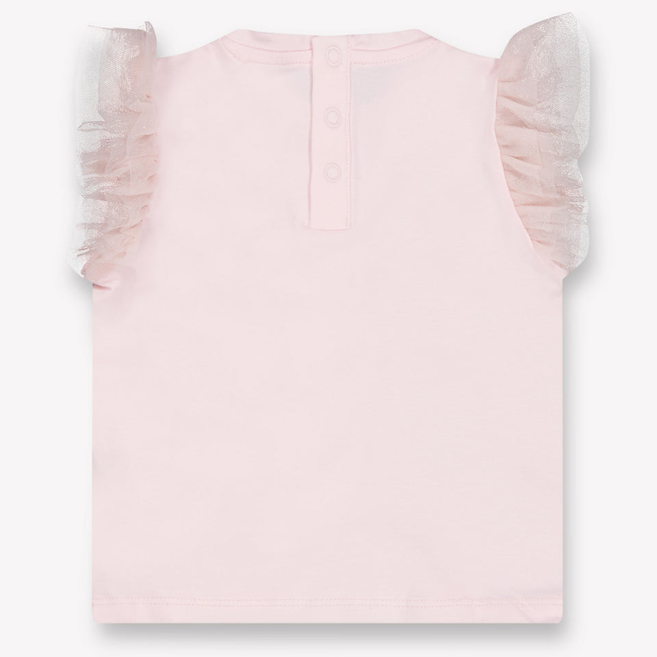 Guess Baby Girls T-Shirt In Light Pink