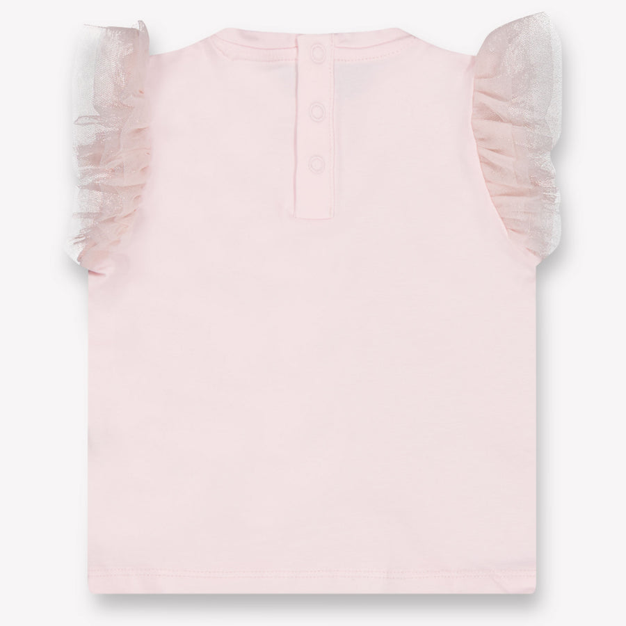 Guess Baby Girls T-Shirt In Light Pink
