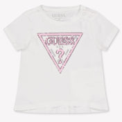Guess Baby Meisjes T-Shirt In Wit