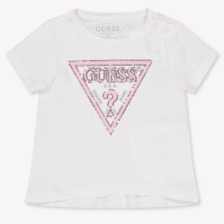 Guess Baby Girls T-Shirt In White