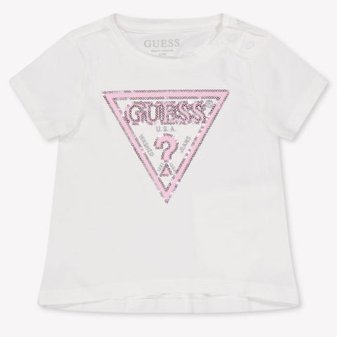 Guess Baby Girls T-Shirt In White