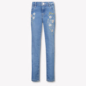 Guess Kids Girls Jeans In Blue