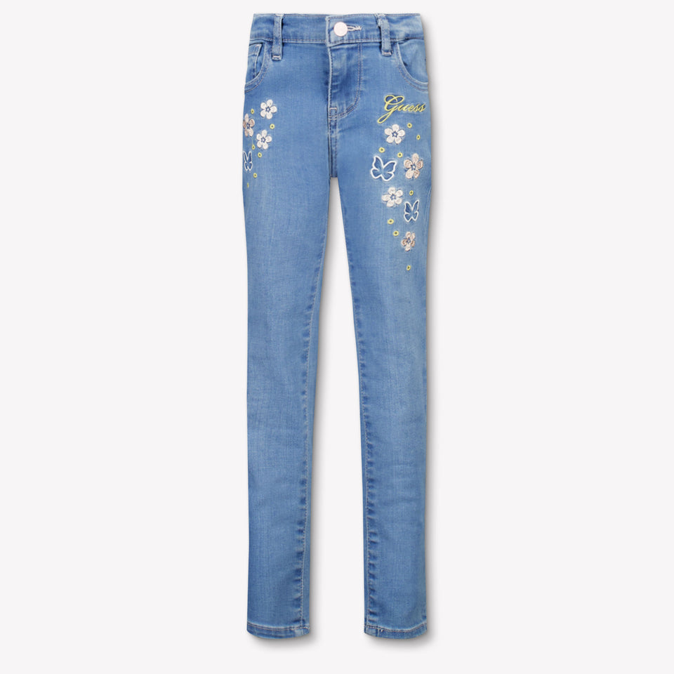 Guess Kids Girls Jeans In Blue