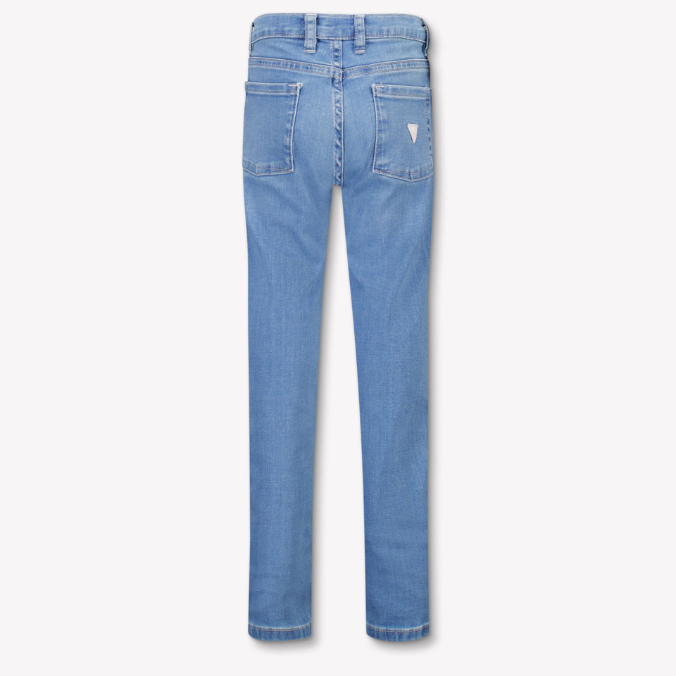 Guess Kids Girls Jeans In Blue