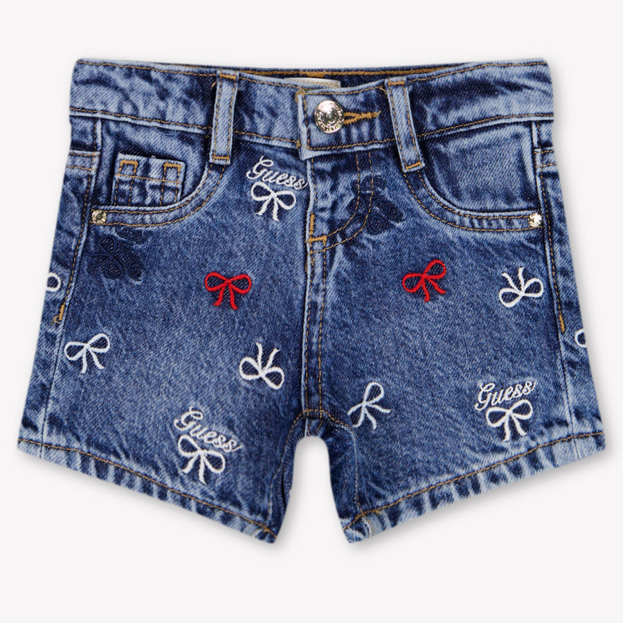 Guess Baby Meisjes Shorts In Blauw