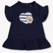 Guess Baby Meisjes Jurk In Navy