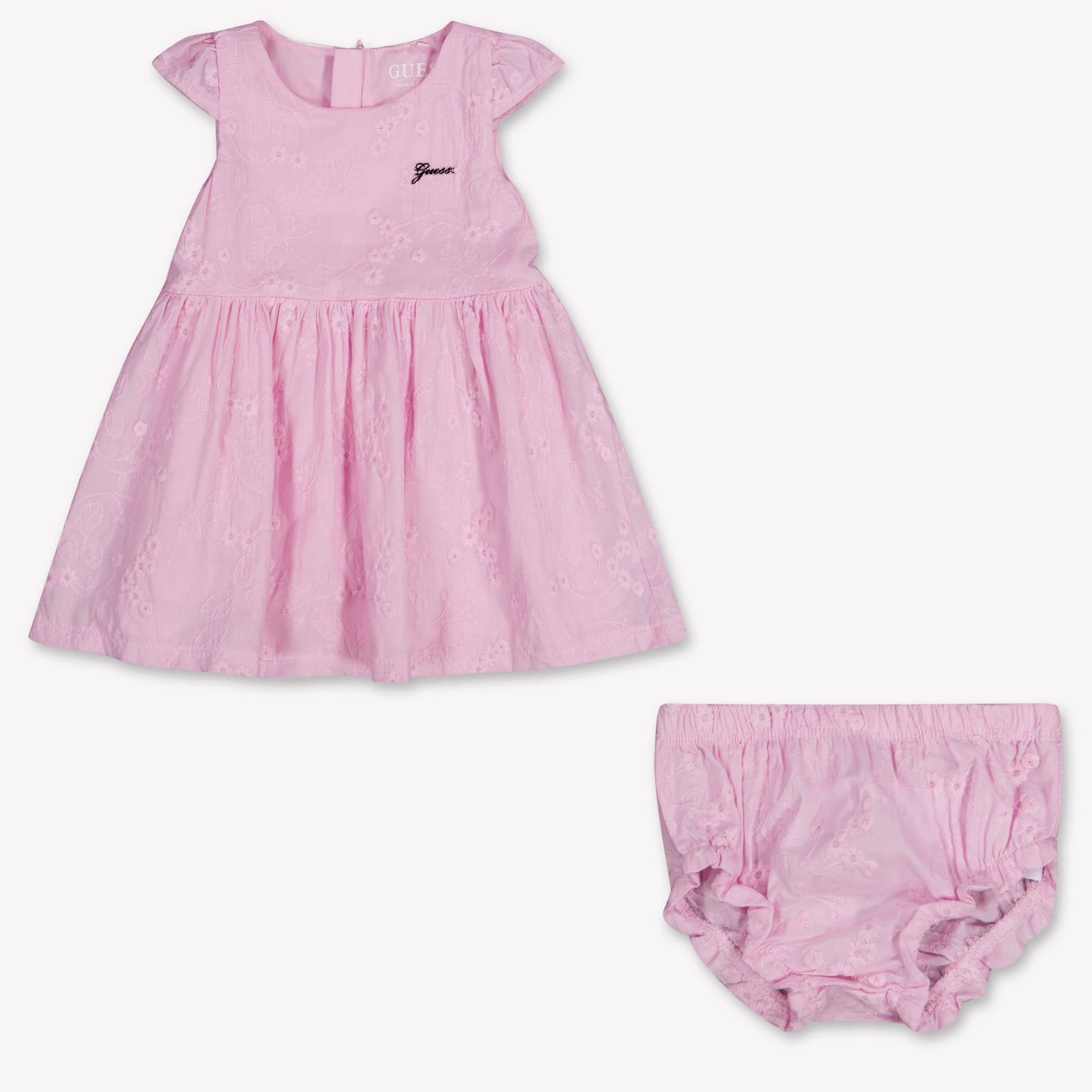 Guess Baby Girls Dress In Pink