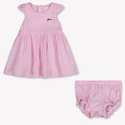 Guess Baby Girls Dress In Pink