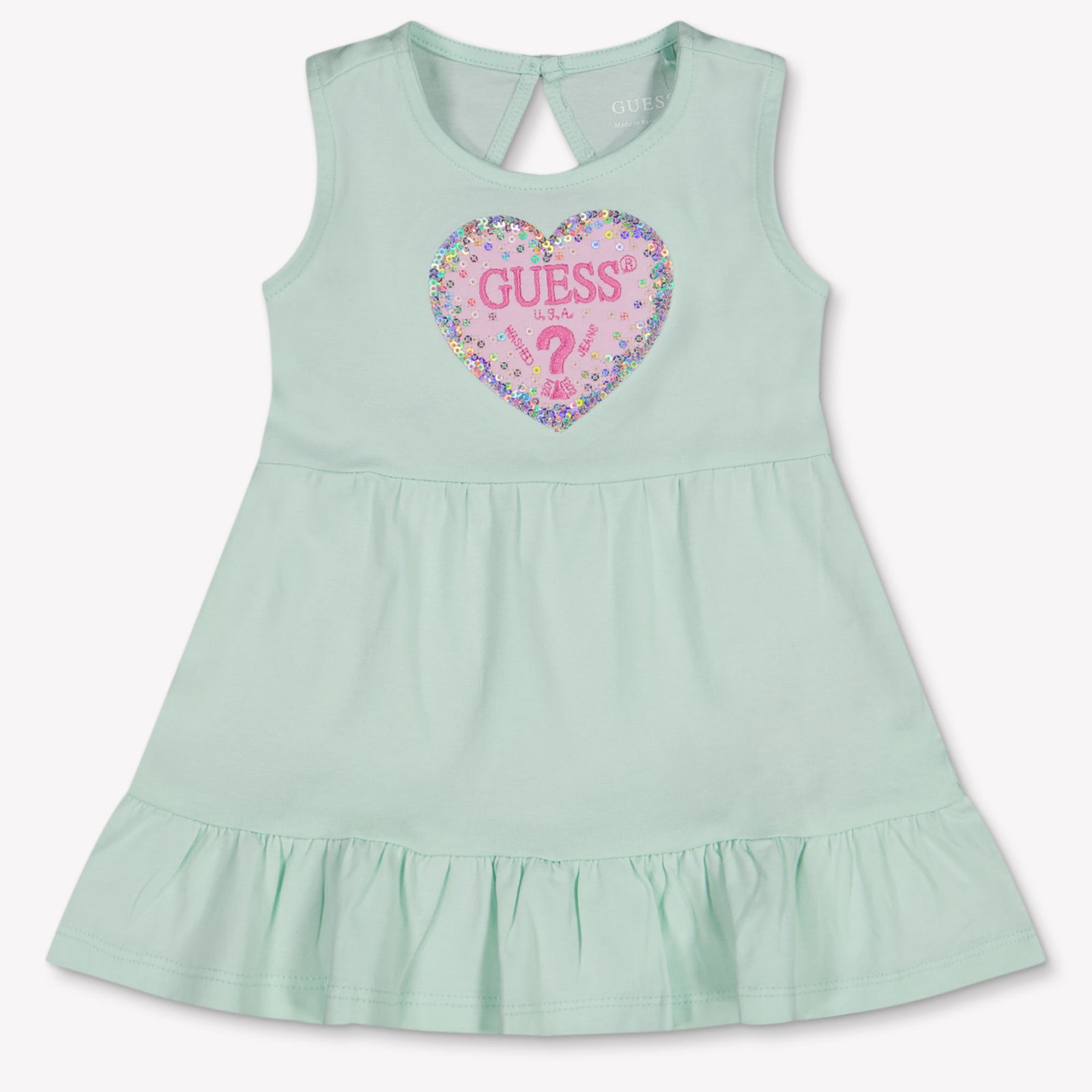 Guess Baby Meisjes Jurk In Mint