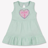 Guess Baby Girls Dress In Mint