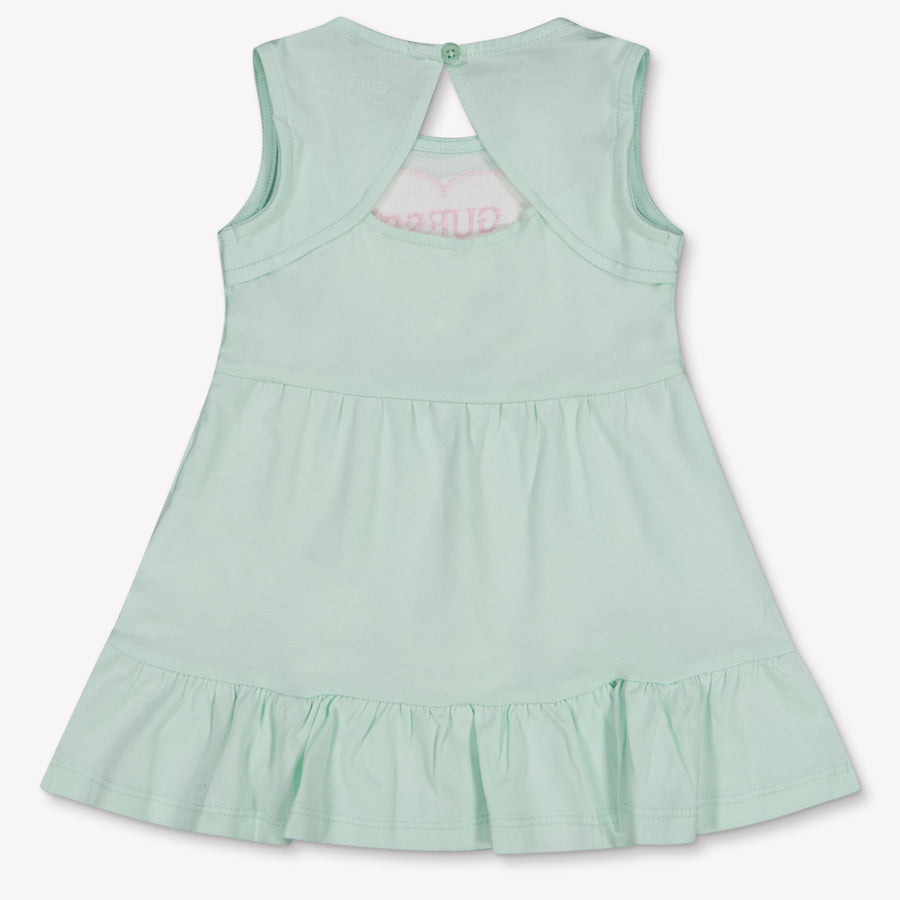 Guess Baby Girls Dress In Mint