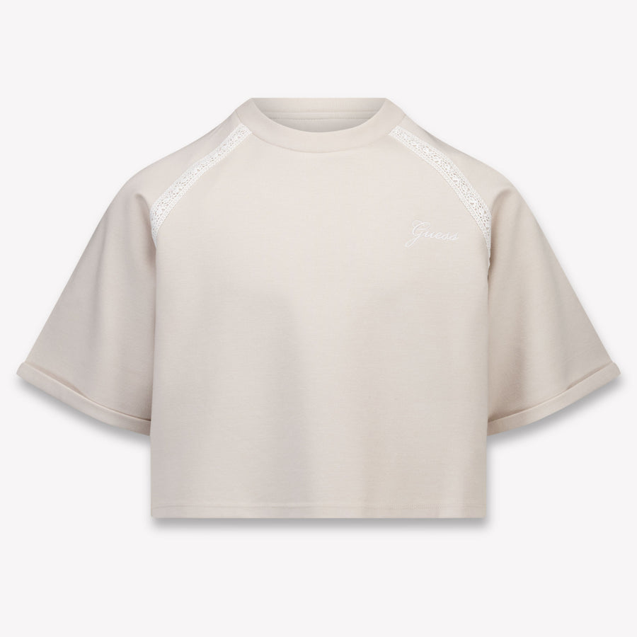 Guess Girls T-Shirt in Light Beige