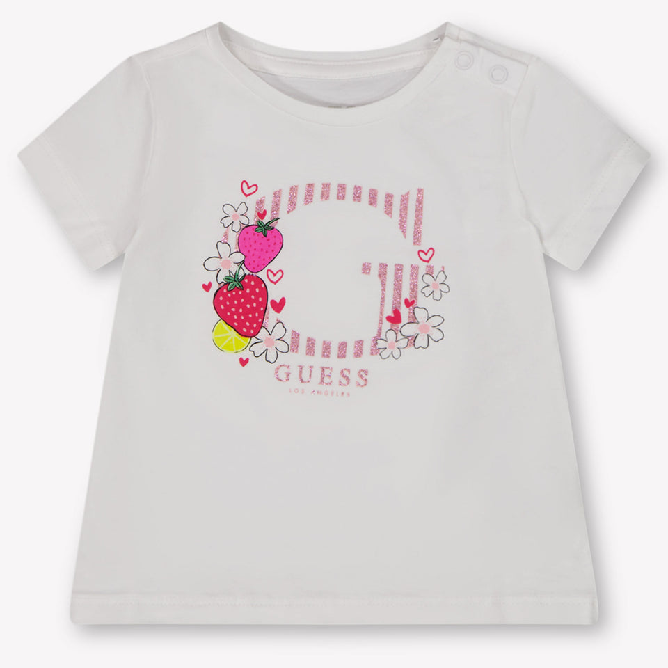Guess Baby Girls T-Shirt In White