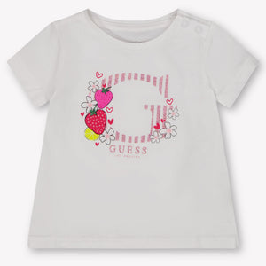 Guess Baby Girls T-Shirt In White