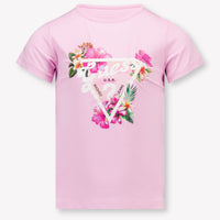 Guess Kids Girls T-Shirt In Light Pink